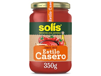 Tomate frito estilo casero Solís frasco 350 g