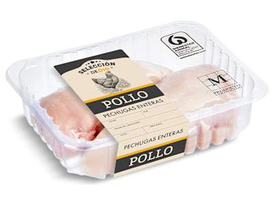 Pechugas enteras de pollo Selección de Dia 650 g aprox.
