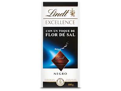 Chocolate negro con un toque de flor de sal Lindt Excellence 100 g
