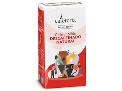 Café molido natural descafeinado Dia Cafetería 250 g