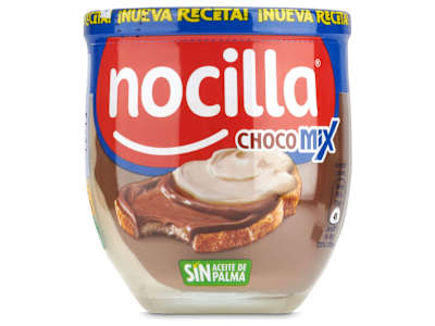 Crema de cacao y leche de avellanas dúo Nocilla bote 180 g
