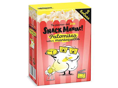 Palomitas sabor mantequilla para microondas Dia Snack Maniac 270 g