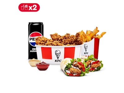 Menú Super Bucket para 2