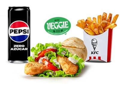Menú Wrap Clásico Veggie