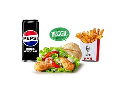 Menú Wrap Veggie