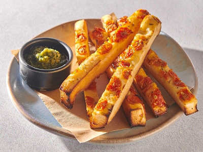 Sticks crujientes de focaccia