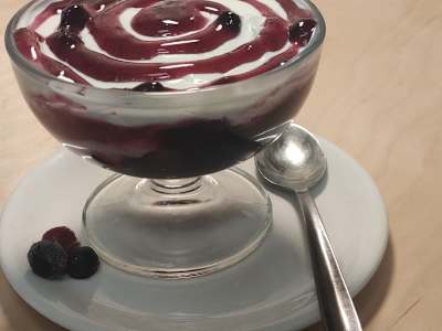 YOGUR CON ARANDANOS