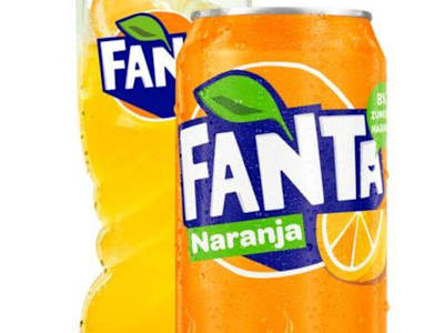 Fanta Naranja lata 330ml.