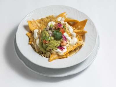 Chilaquiles con pollo