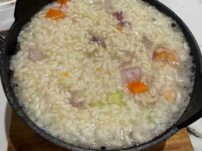 Kubak con Gambas y Verduras Sin Gluten.