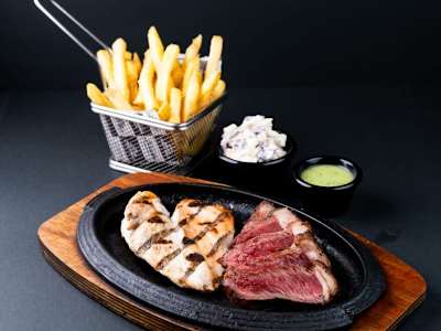 PARRILLADA DE PICAÑA Y POLLO (INDIVIDUAL)