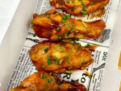 Alitas BBQ ( 4 unidades)