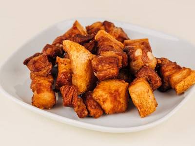 Media ración cochino frito