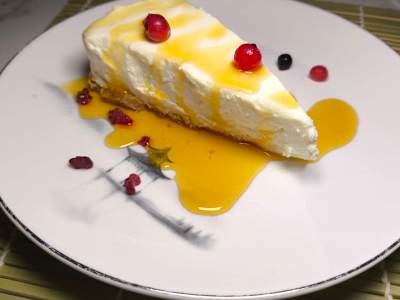 Tarta de Queso Casera.