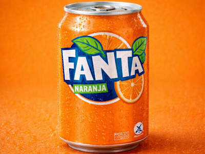 Fanta Naranja Lata