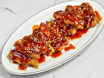 Alitas Fritas Estilo Koreano