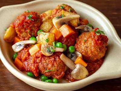 Albóndigas a la Jardinera