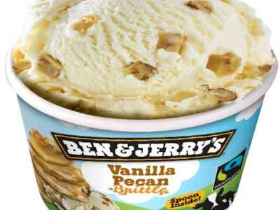 Helado Ben & Jerry's Vainilla Pecan (100 ml.)