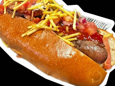 Choripán tradicional