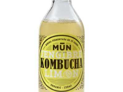 Kombucha baja en azúcar Jengibre y limón 250ml