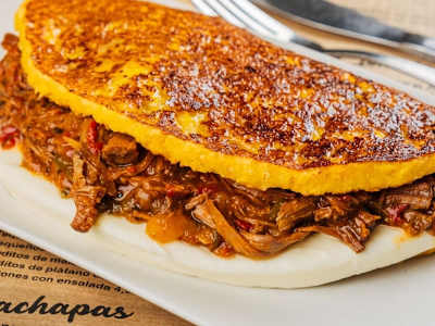 Cachapa de Carne Mechada
