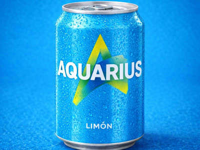 Aquarius Limón Lata