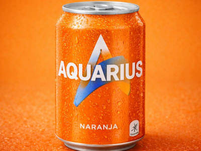 Aquarius Naranja Lata