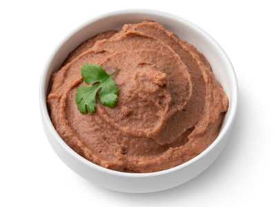 Frijoles refritos (triturados)