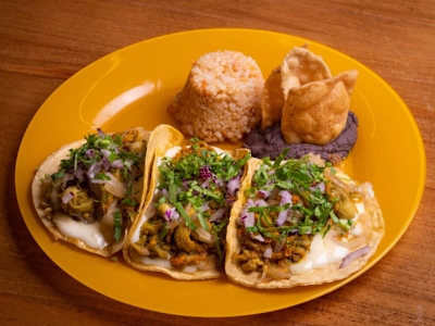 Tacos Cochinita Pibil estilo Yucatán