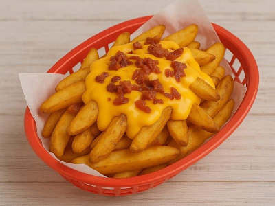Patatas Fritas Cheddar Bacon