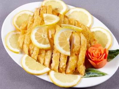 63. Pollo Frito al Limón