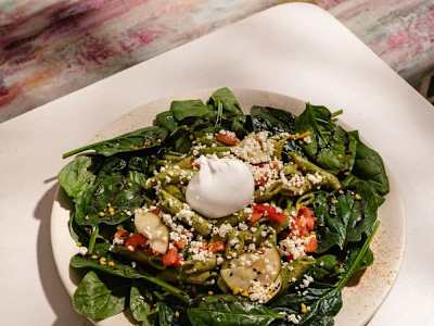 Burratina Pesto Salad