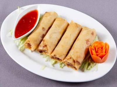 5A. Rollitos Vegetarianos (4 unidades)