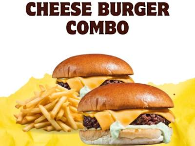 ¡SUPER CHEESE BURGER COMBO!