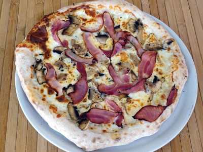 Pizza Carbonara Mediana