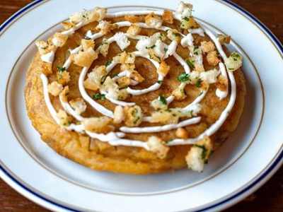 Tortilla de Patatas y Cebolla Confitada