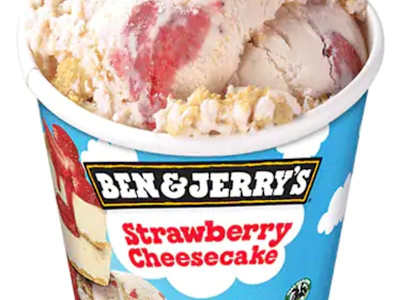 Helado Ben & Jerry's strawberry  cheesecake (500 ml.)