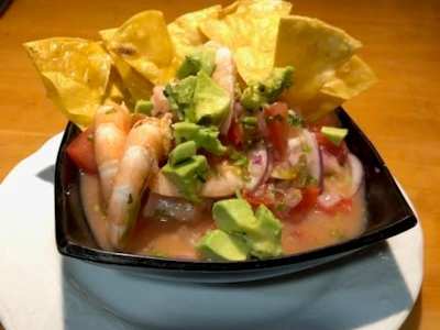 Ceviche de langostinos