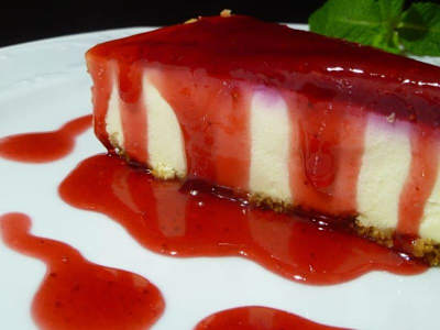 Tarta de Cheescake de Frambuesas