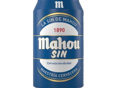 Cerveza Mahou Sin Alcohol Lata 330 Ml.