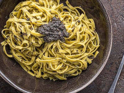 Pappardelle con crema di tartufo
