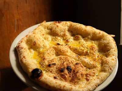 Focaccia con aceite de oliva