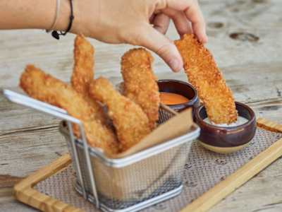 Tiras de Pechuga de Pollo crujientes