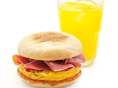 MENÚ CON BEBIDA - MUFFIN IBÉRICO