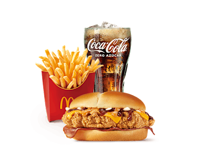 Menú McCrispy BBQ y Bacon