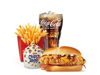 Menú Completo McCrispy BBQ y Bacon
