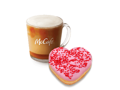 Corazón San Valentín y Bebida Pequeña
