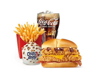 Menú Completo McCrispy BBQ y Bacon Doble