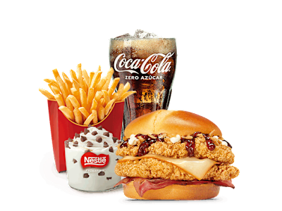 Menú Completo Mediano McCrispy Korean BBQ Doble