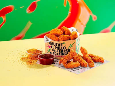 6 Tiras + 6 Bombs + Topping + Salsa